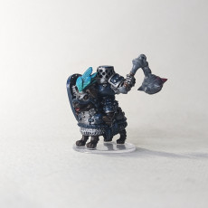 Picture of print of Halfling Knight Mounted and On Foot
