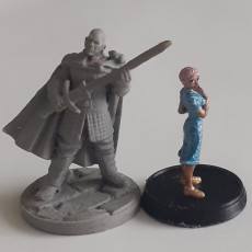 Picture of print of Halfling Bard - Elizabeth - 28/32mm and 75mm
