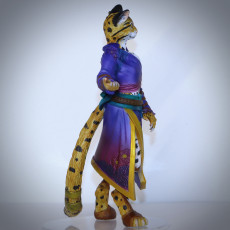 Picture of print of Tabaxi Monk - Amalya - 28/32mm and 75mm