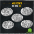 Aliens (Big Set) - Wargame Bases & Toppers 2.0 image