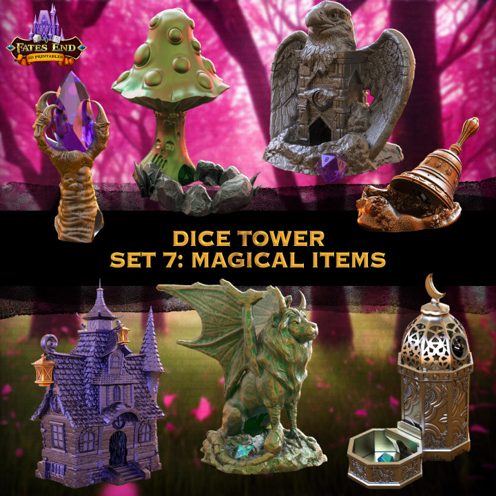 Set 7: Magic Items Dice Towers's Cover