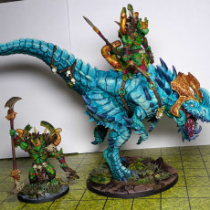 Picture of print of Frostheart Lizardmen (Complete Set - 45)