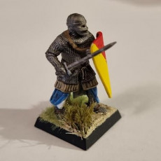 Picture of print of Free 12th century Footknight