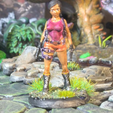 Picture of print of Pop Series 02a - Sexy Tomb Explorer in Shorts