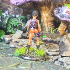 Picture of print of Pop Series 02a - Sexy Tomb Explorer in Shorts