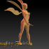 Naughty fairies - Molly - erotic miniature 75 mm scale image