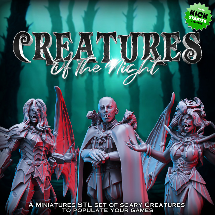 Creatures of the Night Kickstarter's Cover