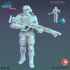 Night Vision Infantry Rifle / Space Soldier / Cyberpunk Warrior / Invasion Army / Trooper Attack / Sci-Fi Encounter image