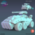 Space Scout Tank / Roving Vehicle / Alien War Construct / Steampunk Battle Robot / Invasion Army / Cyberpunk / Sci-Fi Encounter image