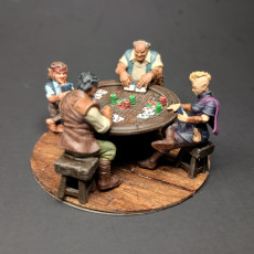 Picture of print of Fantasy NPCs 2 - Card Players Set