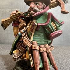 Picture of print of Dwarf Creature Hunter - Bust