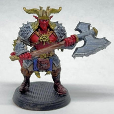 Picture of print of Tiefling Gladiator