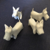 Low Poly Scottish Terrier 4-Pack image