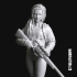Strife Series 02a - Cute Post-Apocalyptic Survivor Girl with Sniper Rifle image