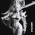 Dom Series 02c - Naked Sexy Shadow Elf Warrior Witch with Sword image