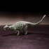 Ankylosaurus standing - pre-supported armored dinosaur image