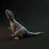 Carcharadontosaurus hatchling sitting - pre-supported dinosaur baby image