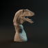 Carcharadontosaurus bust - pre-supported dinosaur head image