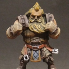 Picture of print of Storgen, the Dwarven Monk