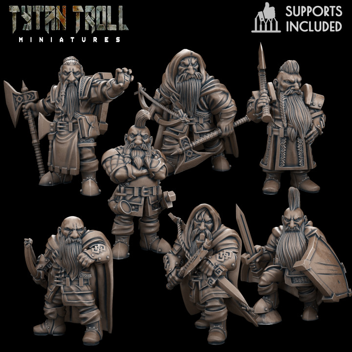 Male Dwarf Pack [Pre-Supported]'s Cover