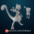 Mewtwo / Mew (Pokemon 35mm True Scale Series) image