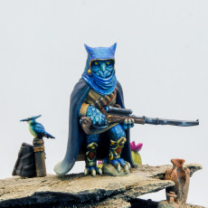 Picture of print of Owlfolk Bounty Hunter - Tamalut, Amaura Hunter (Pre-supported)