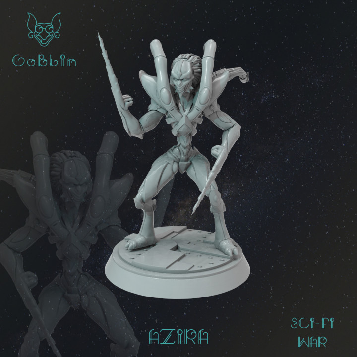 Azira - Sci-fi War's Cover