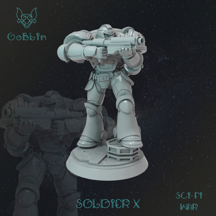 Soldier X - Sci-fi War's Cover