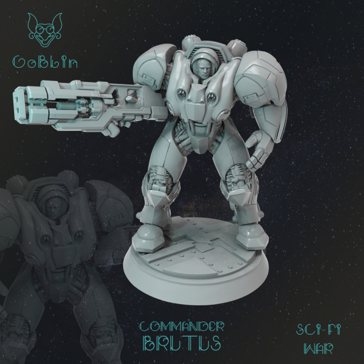 Commander Brutus - Sci-fi War's Cover