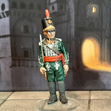 Picture of print of 28mm Portugal Loyal Lusitanian Legion  Officer 1808