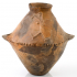 Clay amphora with the image of a woman image