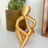 Abstract Thinker Sculptures Set of 3 - No Supports image