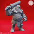 Fire Giant Swordsmen - Tabletop Miniature (Pre-Supported) image
