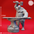 Fire Giant Blacksmith - Tabletop Miniature (Pre-Supported) image