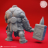 Fire Giant Hammer - Tabletop Miniature (Pre-Supported) image