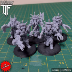 Picture of print of Armored Void Commandos | causing chaos and watching terminator movies