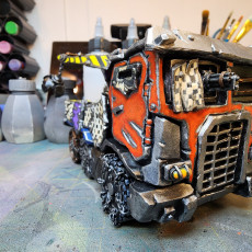 Picture of print of Orc War Truck [Bushi bits included]