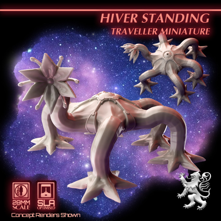 Hiver Standing - Traveller Miniature's Cover