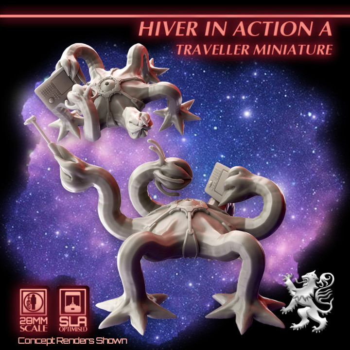 Hiver in Action A - Traveller Miniature's Cover