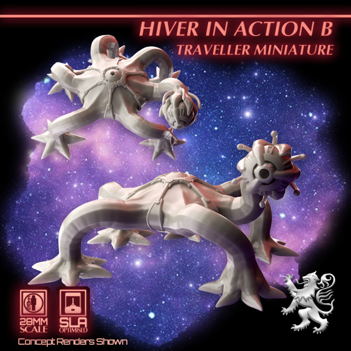 Hiver in Action B - Traveller Miniature's Cover