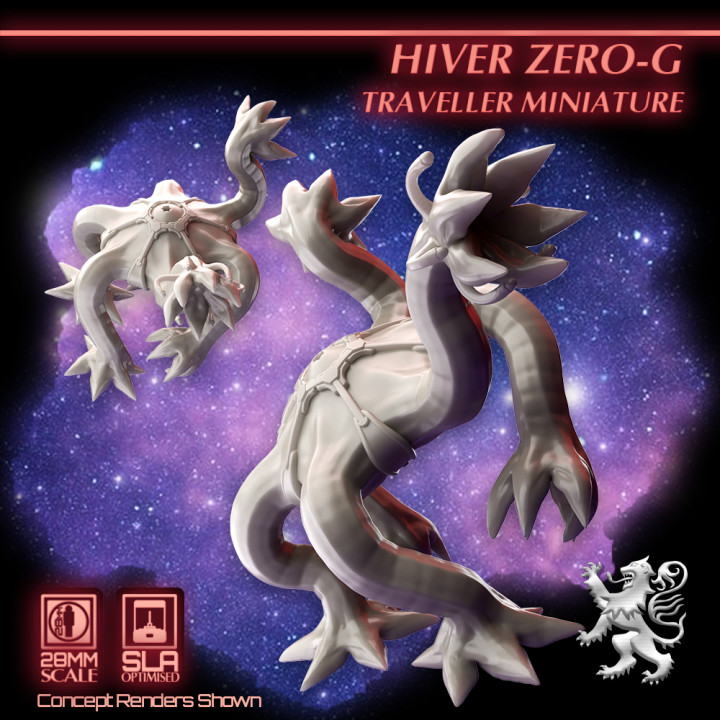 Hiver in Zero-G Traveller Miniature's Cover