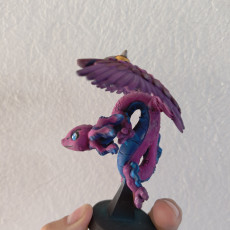 Picture of print of Axolotl Dragon (pre-supports included)