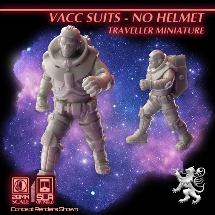 Vacc Suits - No Helmet Traveller Miniature's Cover
