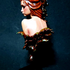 Picture of print of Fae in Prickly Leaves Bust STL