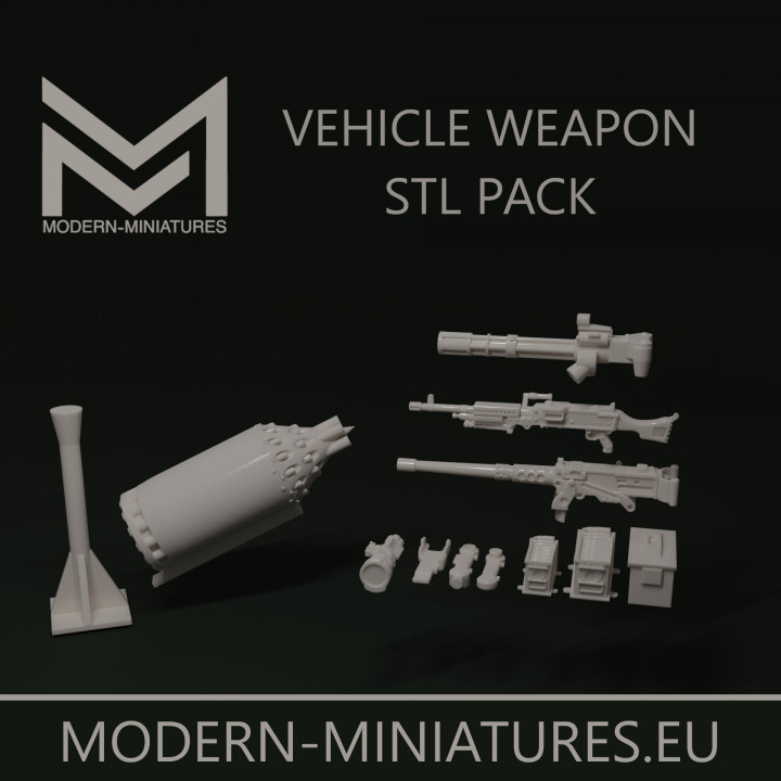 Vehicle Weapon STL Pack's Cover