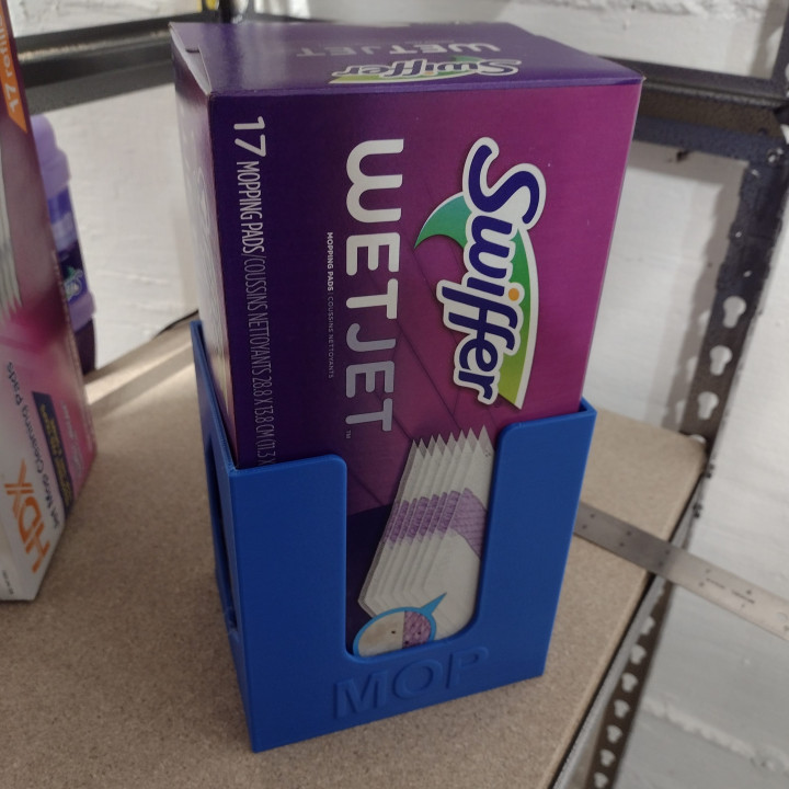 3D Printable Swiffer Wet Jet Mop Pad Holders by Nate