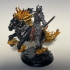 Narzugon Rider / Hell Knight / Evil Paladine Cavalry / Demon Warrior / Devil Army print image