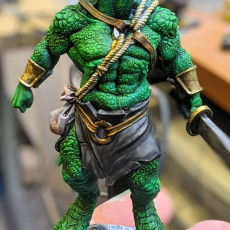 Picture of print of Kobold warrior - FREE STL miniature pre-supported