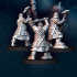 3x Silver Goat Dwarves with Hammer | Silver Goat Dwarves | Fantasy image