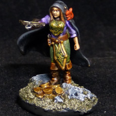 Picture of print of Female Gnome / Halfling Ranger
